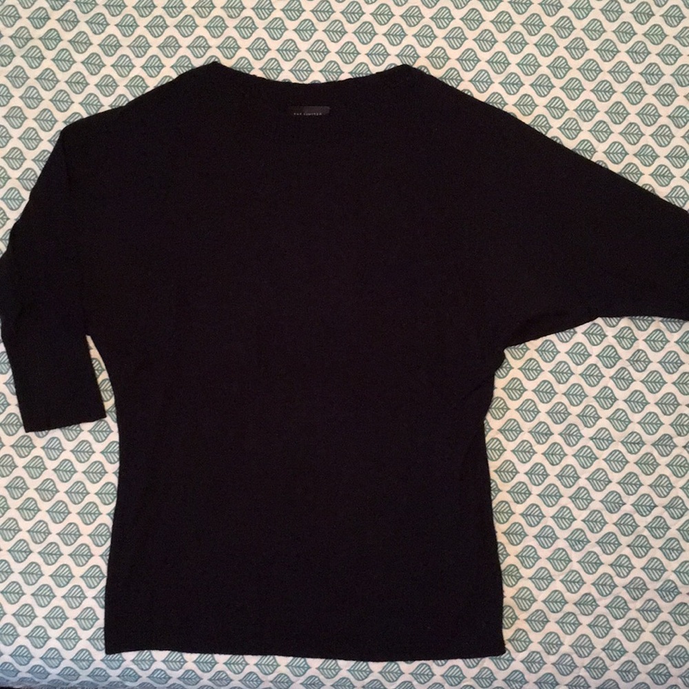 Navy Boatneck Dolman Sleeve Sweater from Limited